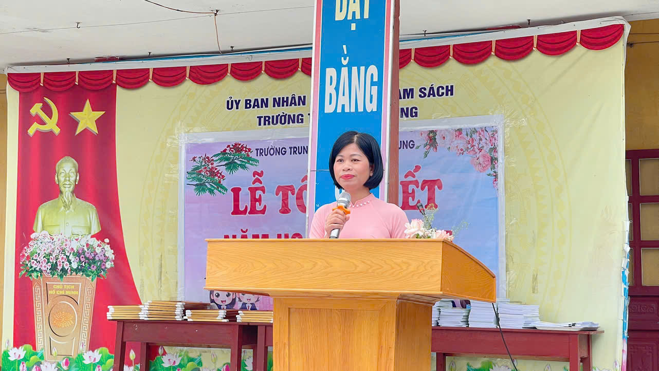 LỄ TỔNG KẾT NĂM HỌC 2024 - 2025 TẠI TRƯỜNG THCS THCS NAM TRUNG